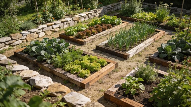 Bordures de potager : matériaux, hauteurs et installation