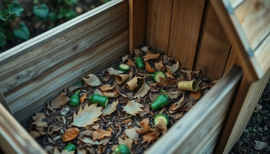 Compostage maison : quelles epluchures, ratio vert/brun et duree
