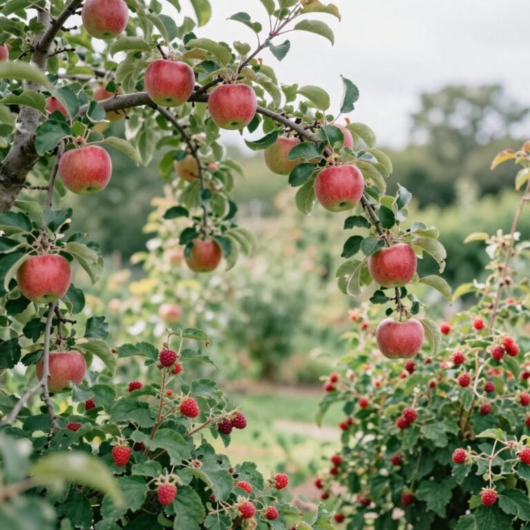 Vergers et petits fruits : cultiver des fruits en jardinage organique en 2026
