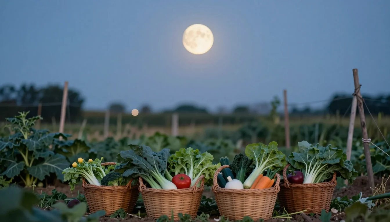 Lune décroissante au jardin : récolter et conserver