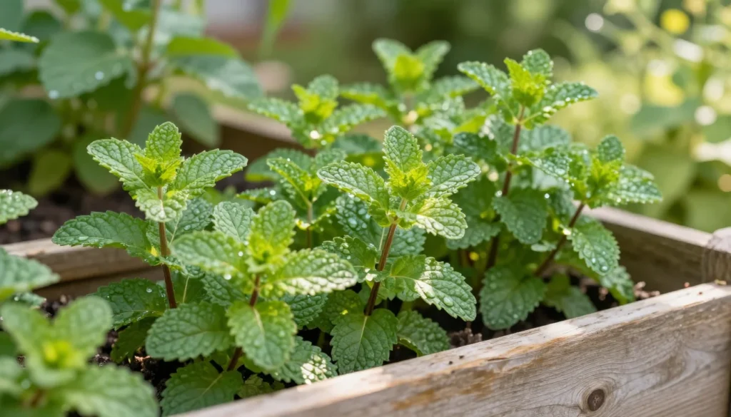 Menthe et mélisse au jardin : aromatiques vivaces à contenir absolument