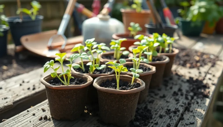 Semis en godets : substrat, methode et reussir le repiquage