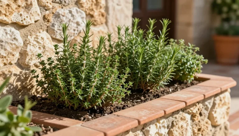 Thym et romarin au jardin : aromatiques méditerranéennes vivaces
