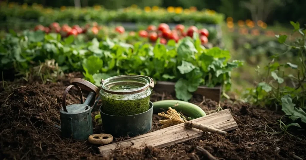 Ni engrais chimique ni bidon acheté : l’ortie fermente pour vos plants