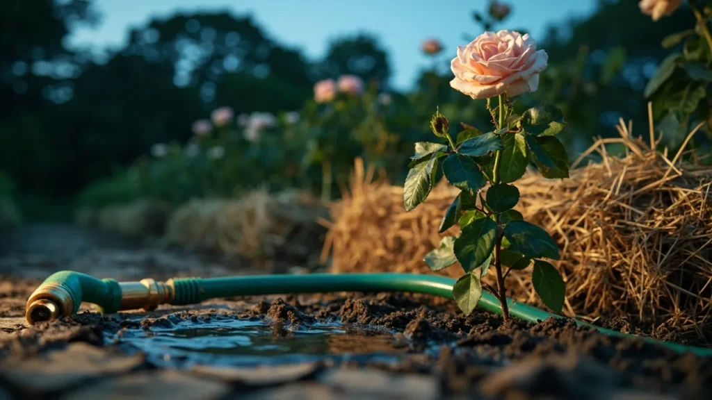 On arrose ses rosiers tous les soirs en canicule… et c’est précisément là que tout bascule