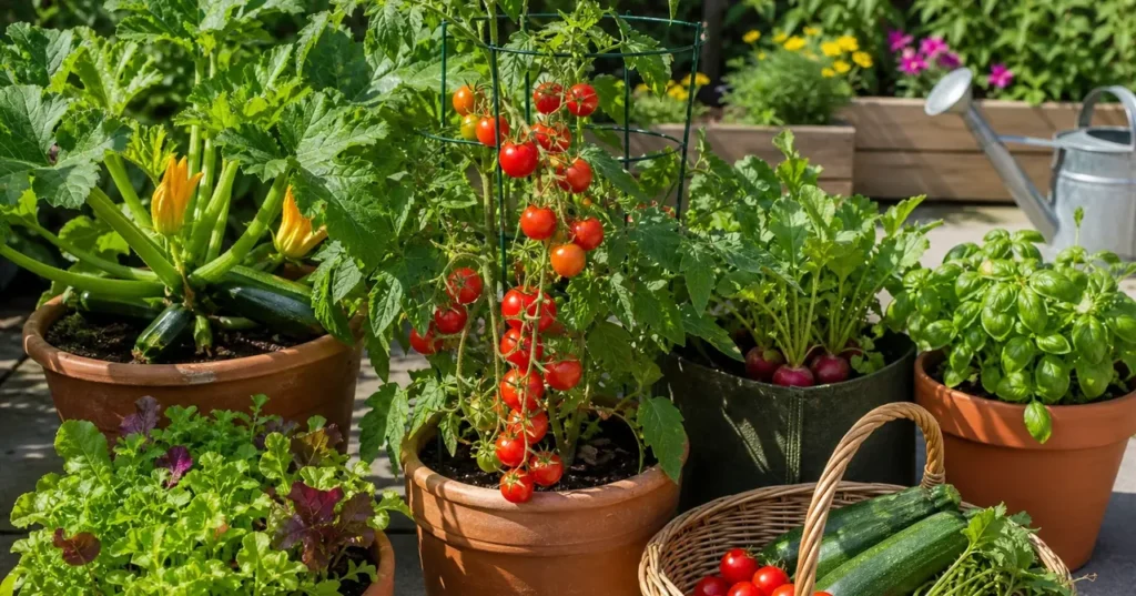 Cinq légumes faciles à cultiver en pots pour récolter tout l’été