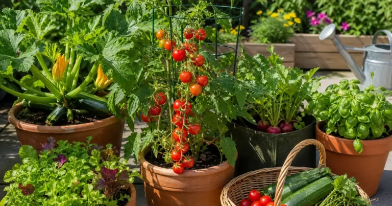 Cinq légumes faciles à cultiver en pots pour récolter tout l’été