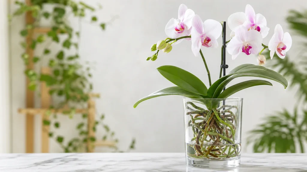 Orchidée dans l&rsquo;eau révèle pourquoi l&rsquo;immersion totale finit par l&rsquo;abîmer