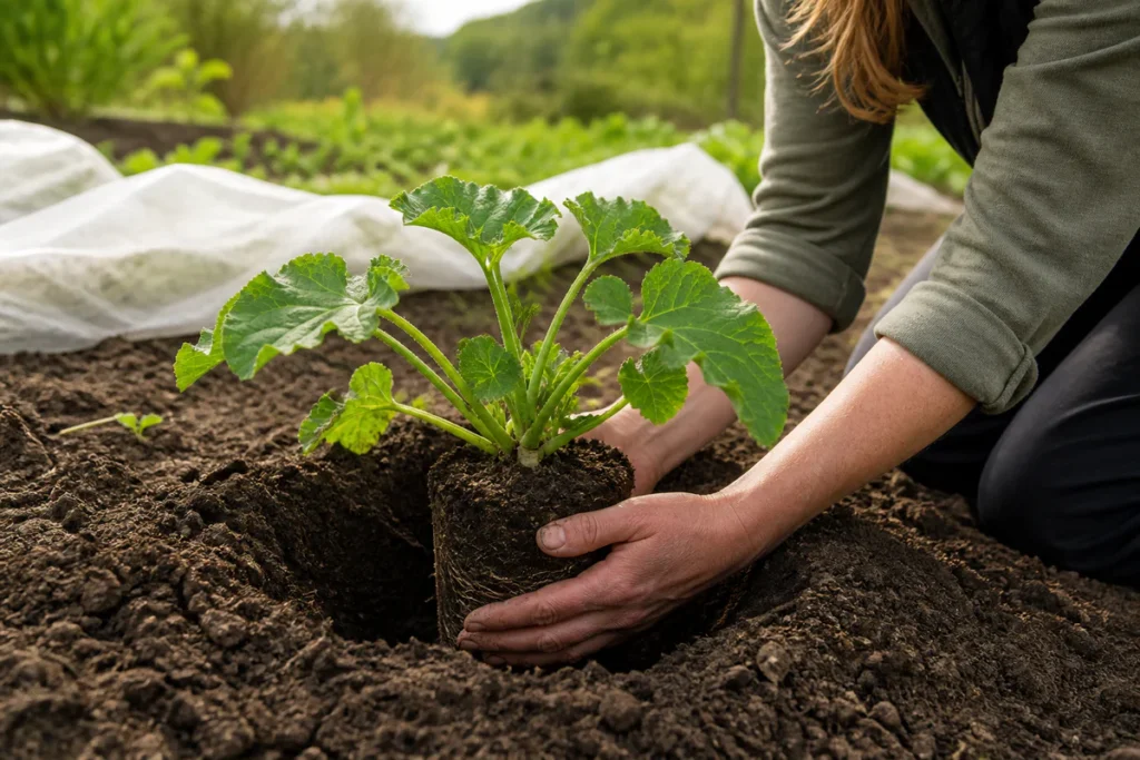 Repiquage des courgettes, faut-il attendre que la météo soit vraiment douce ?