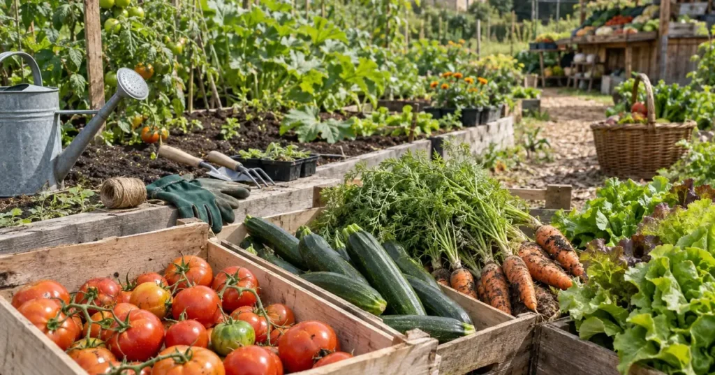 Du potager collectif au marché : les adolescents passent de la terre à la vente